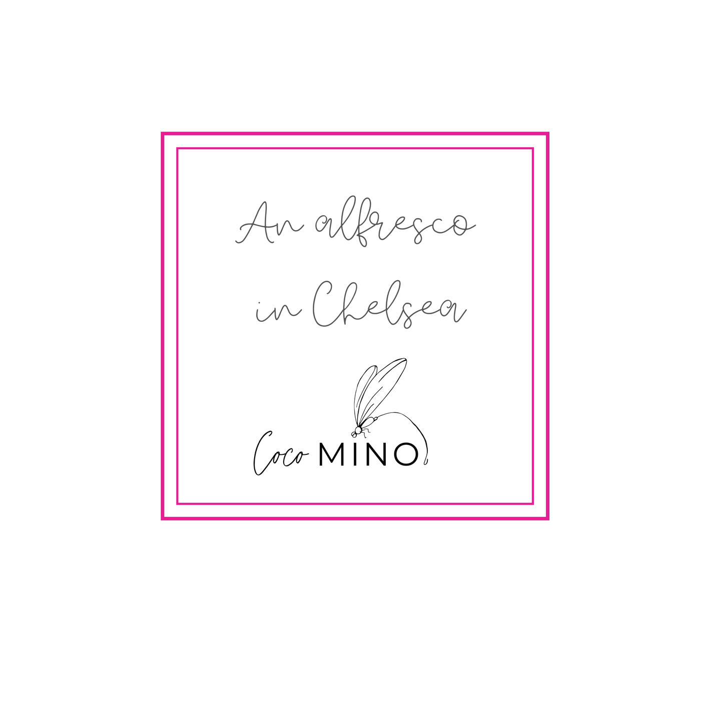 An alfresco in CHELSEA - Luxury Soy Candle | Handmade in UK