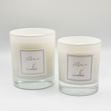 Load image into Gallery viewer, ALBANE candles on white background