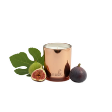 Load image into Gallery viewer, FIGUE candle with minimal fig ingredients on pure white background