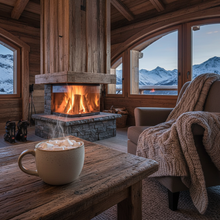 Load image into Gallery viewer, Hot chocolate by the fireplace après-ski