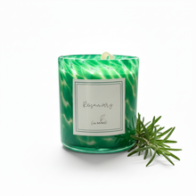 Load image into Gallery viewer, Rosemary Candle with Rosemary Branch