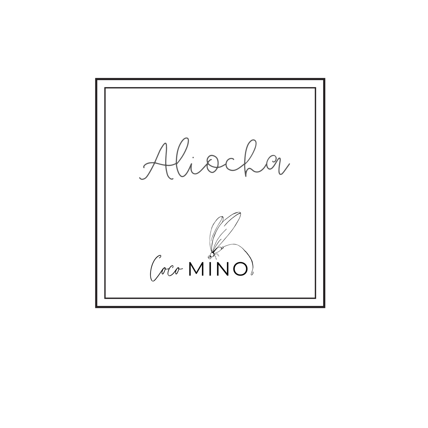 ALIOCHA-Bougie de luxe à la cire de  soja | Fabriquée à la main