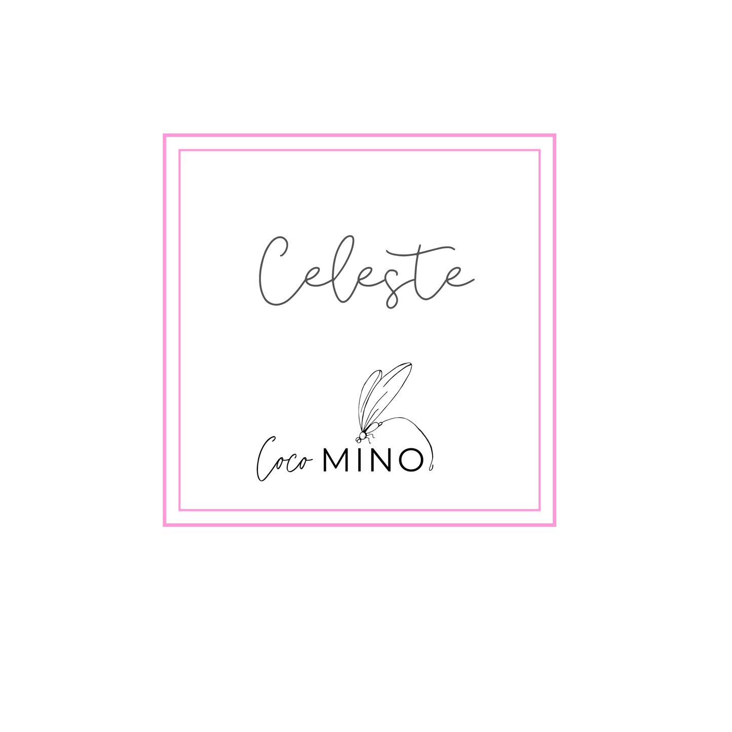 CELESTE -  Bougie de luxe à la cire de  soja | Fabriquée à la main