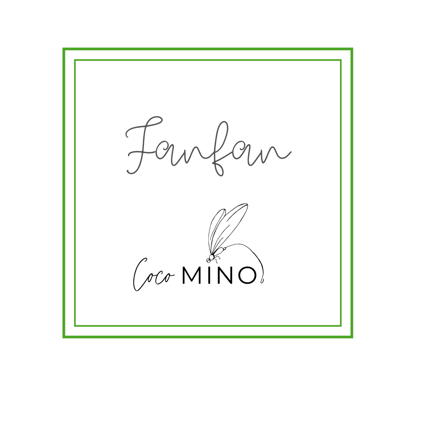 FANFAN - Bougie de luxe à la cire de coco et soja | Fabriquée à la main