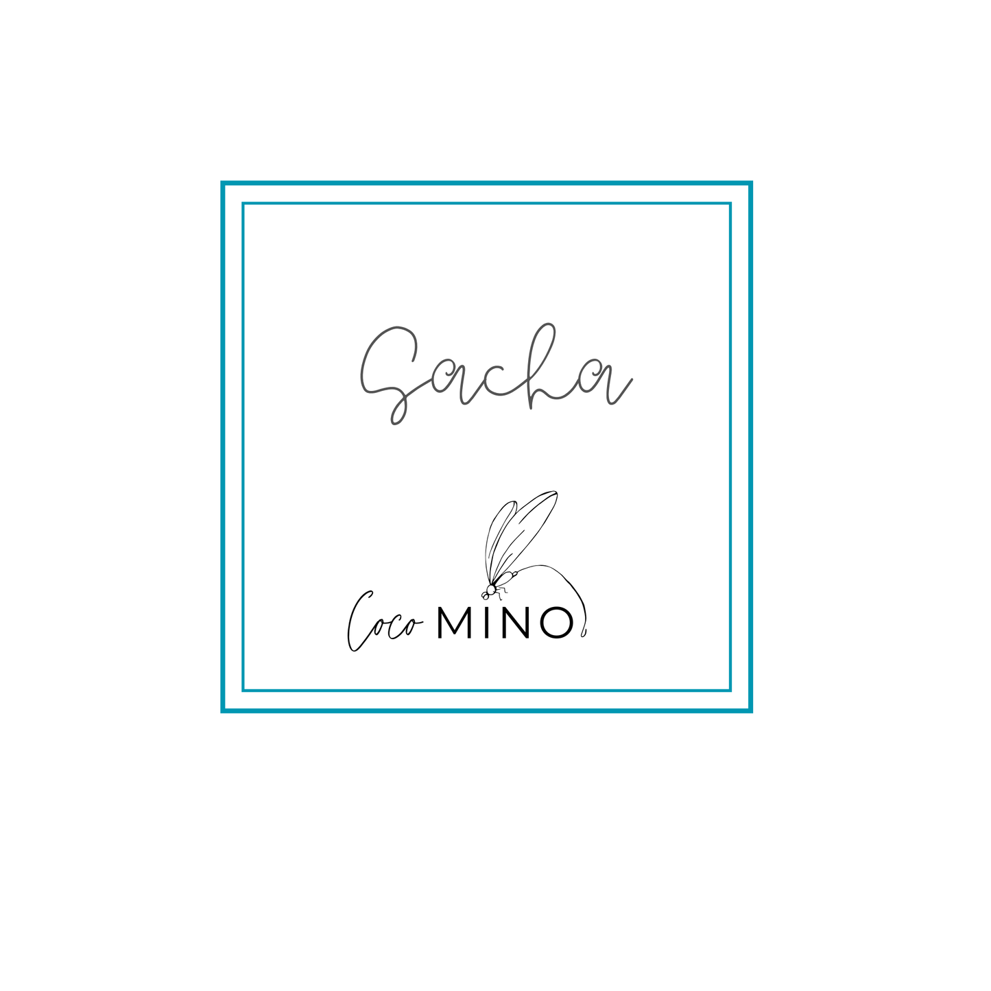 SACHA - Bougie de luxe au soja | Faite à la main au Royaume-Uni