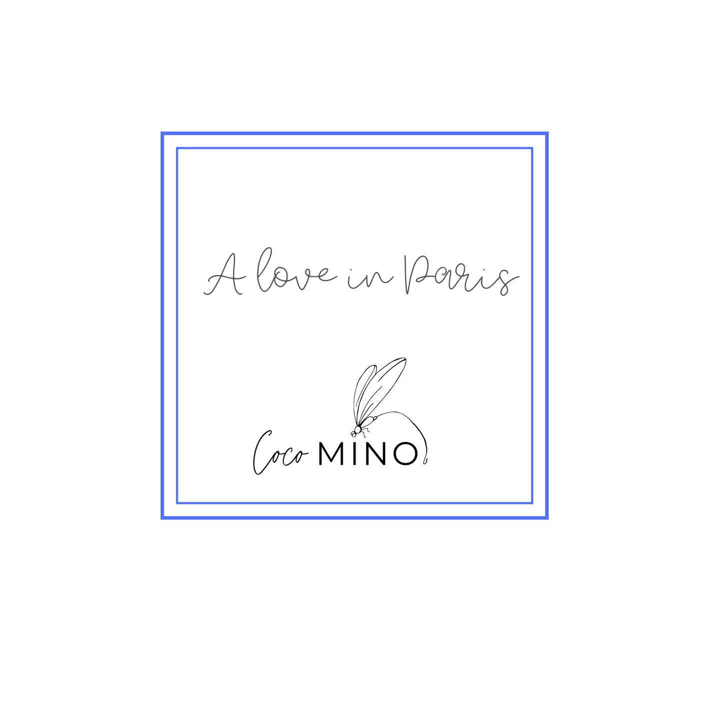 Un amour à PARIS - Bougie de luxe à la cire de  soja | Fabriquée à la main
