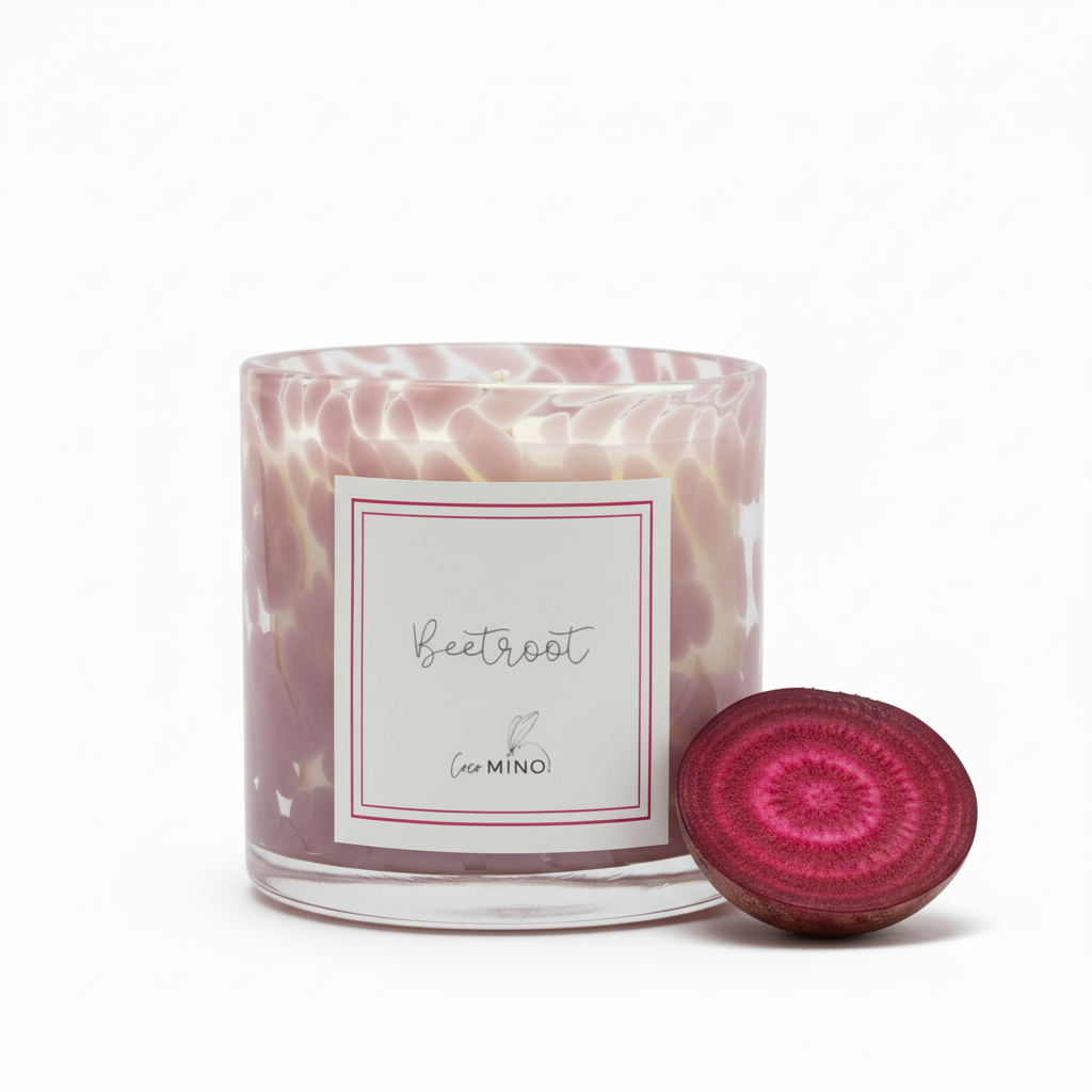 Beetroot Candle - Minimalist