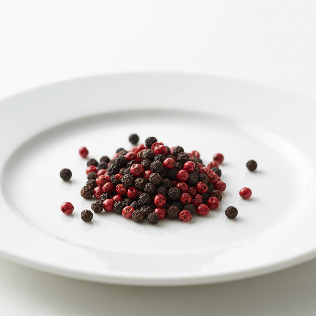 Black and Pink Peppercorns