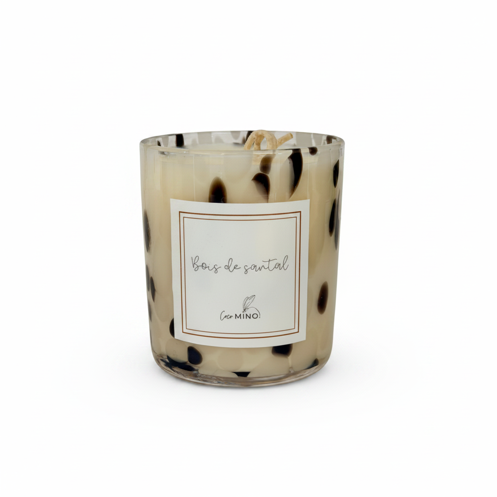 Bois de santal on white background