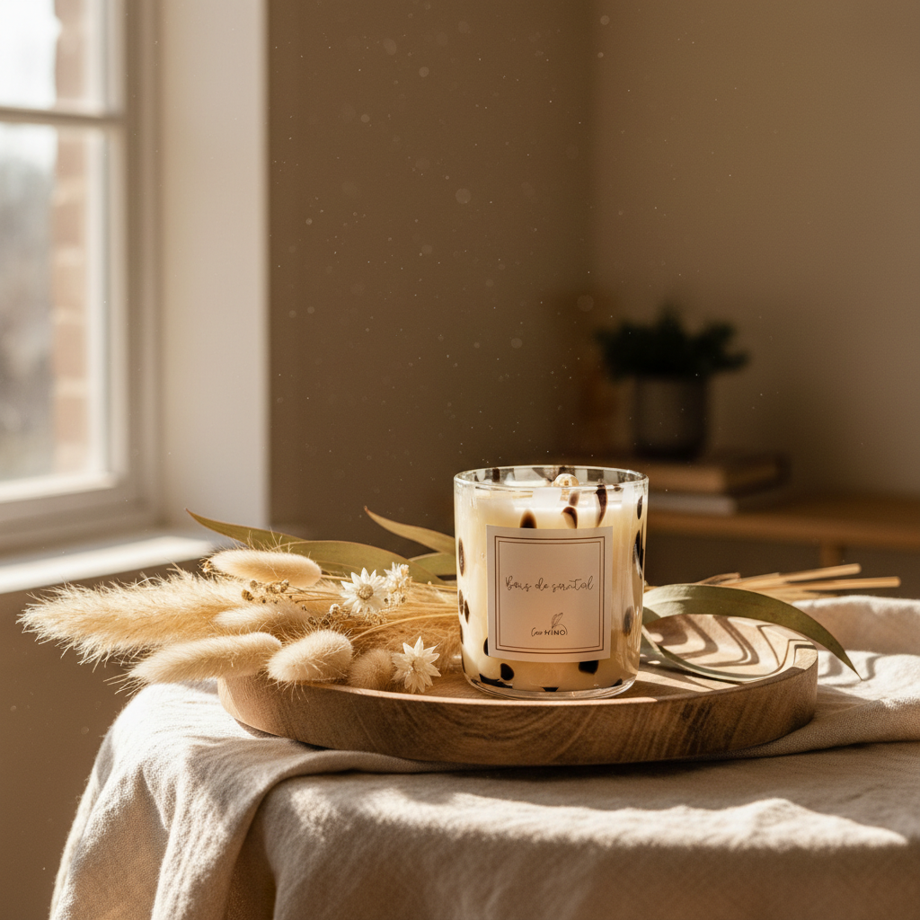 Botanical tray styling