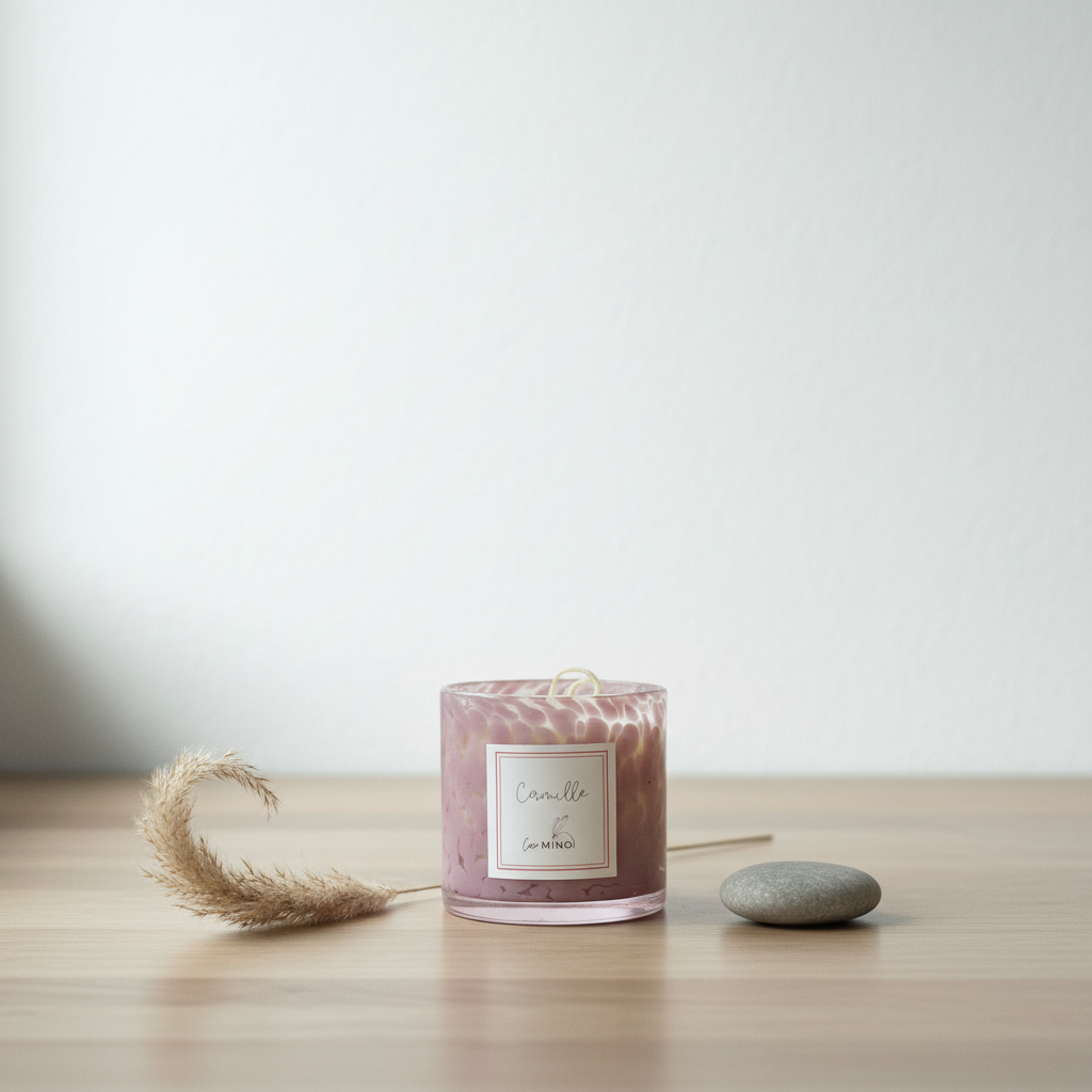 Camille candle – minimalist square