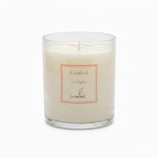 Capri clean jar with dramatic curve on frame