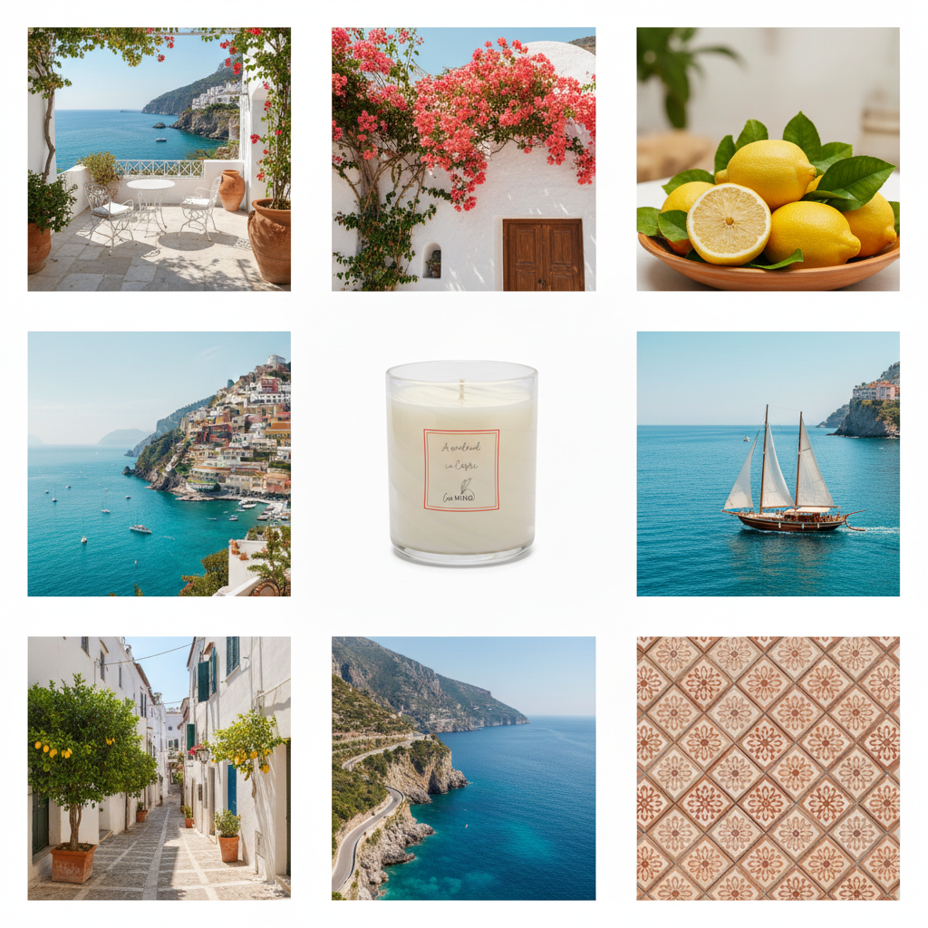 CAPRI Mood Board - White Background