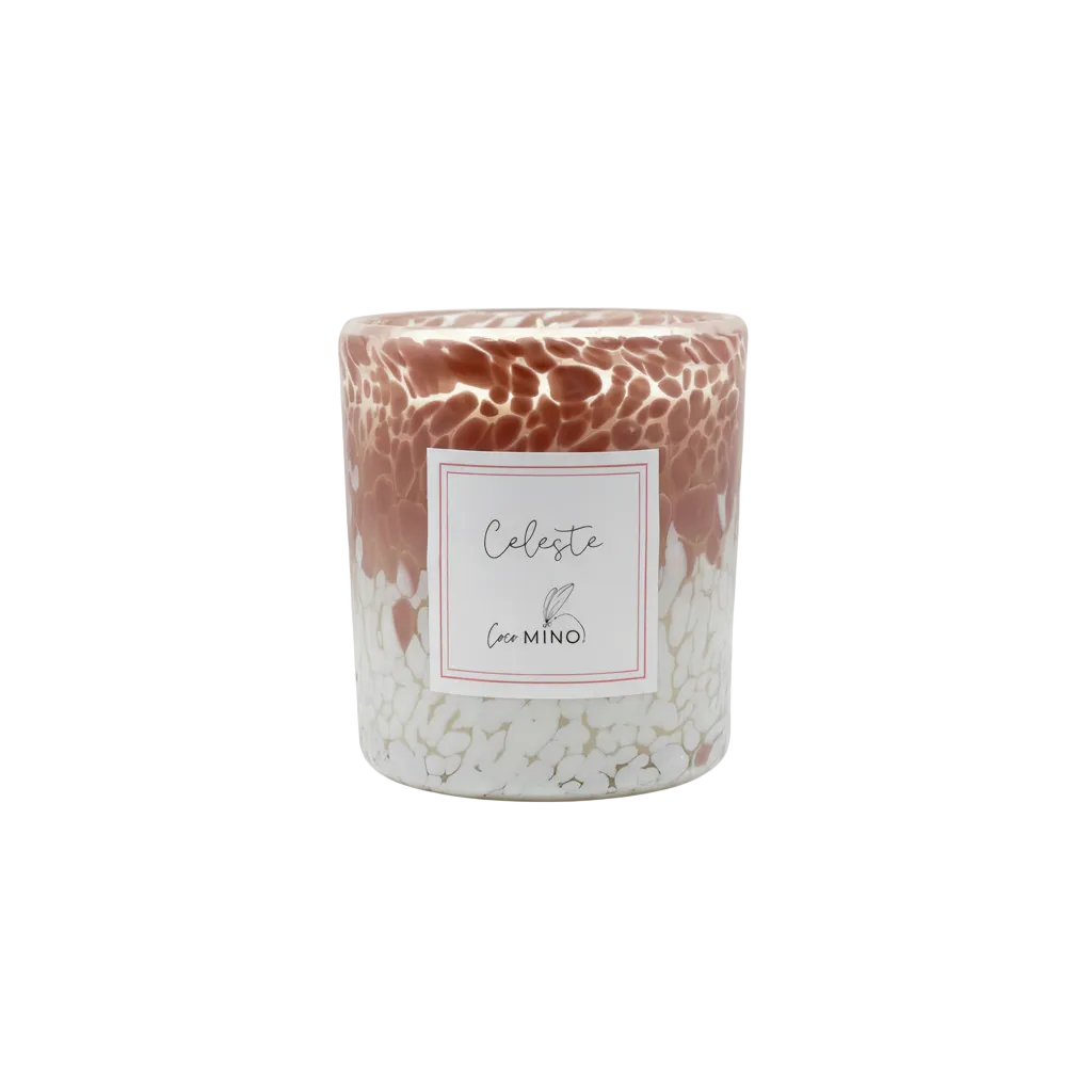 CELESTE candle - isolated on pure white