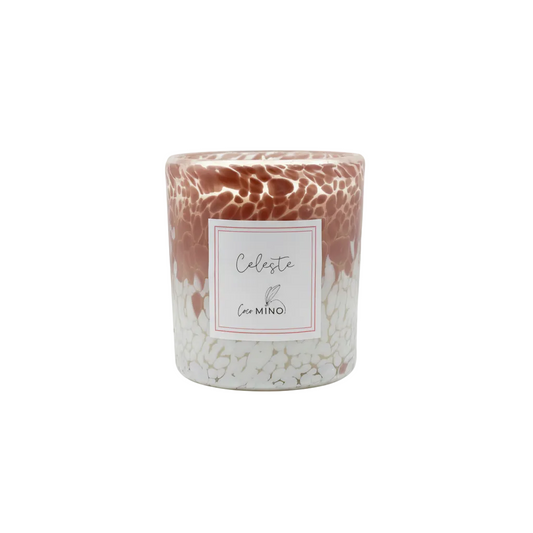 CELESTE candle - isolated on pure white