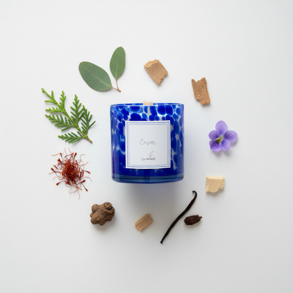 Cesar minimalist ingredients flat lay