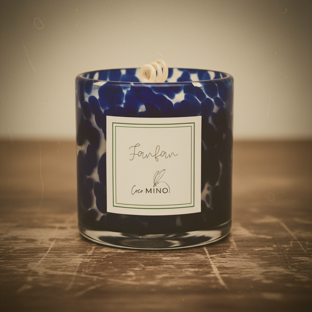 FANFAN vintage blue jar