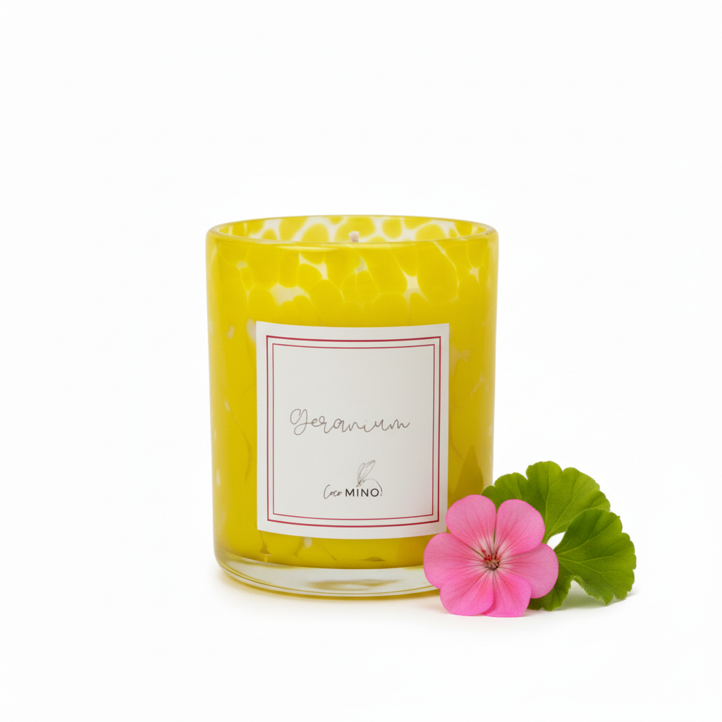 Geranium Candle - Minimalist
