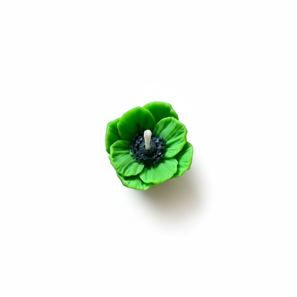 Green anemone flower