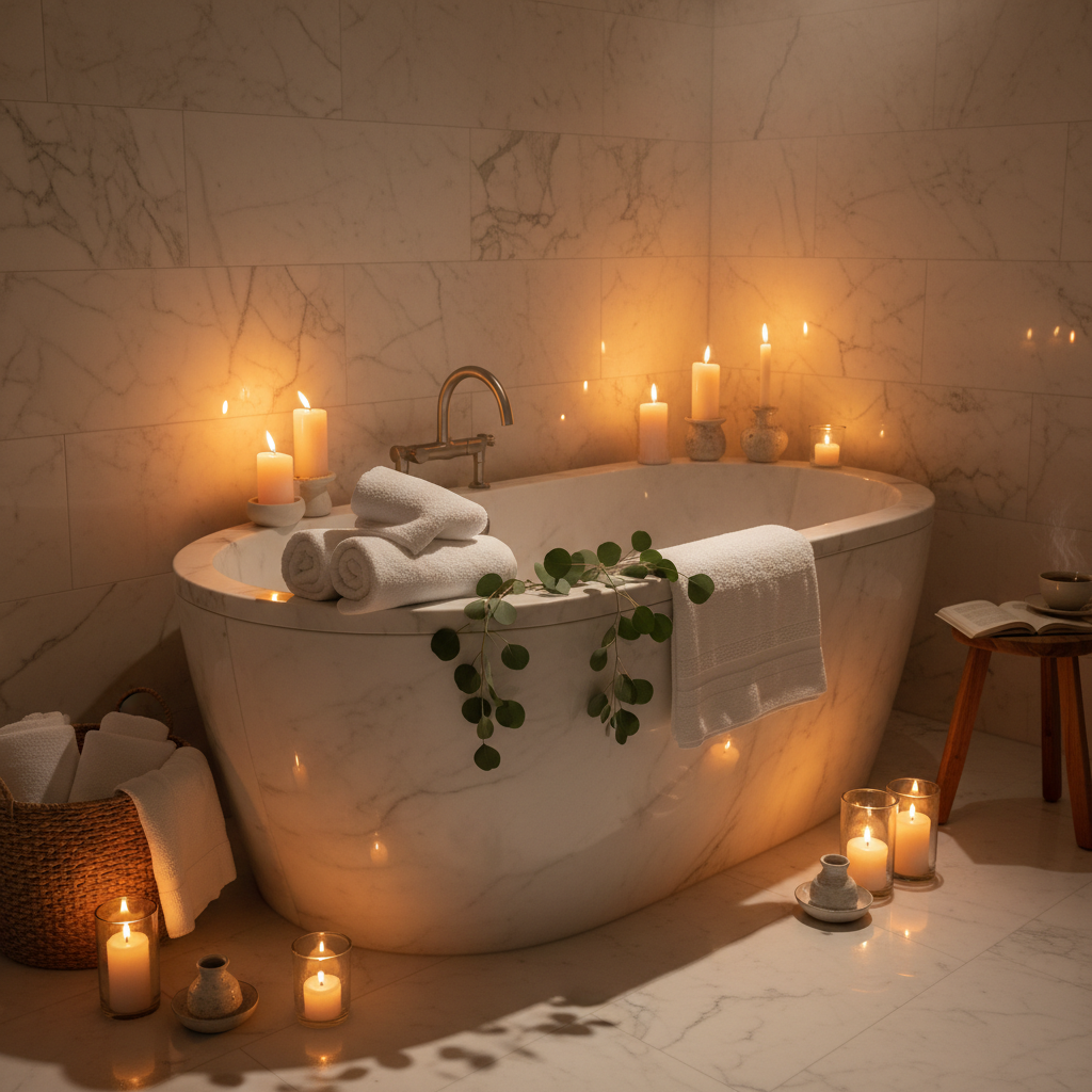 Luxurious Bath Setting