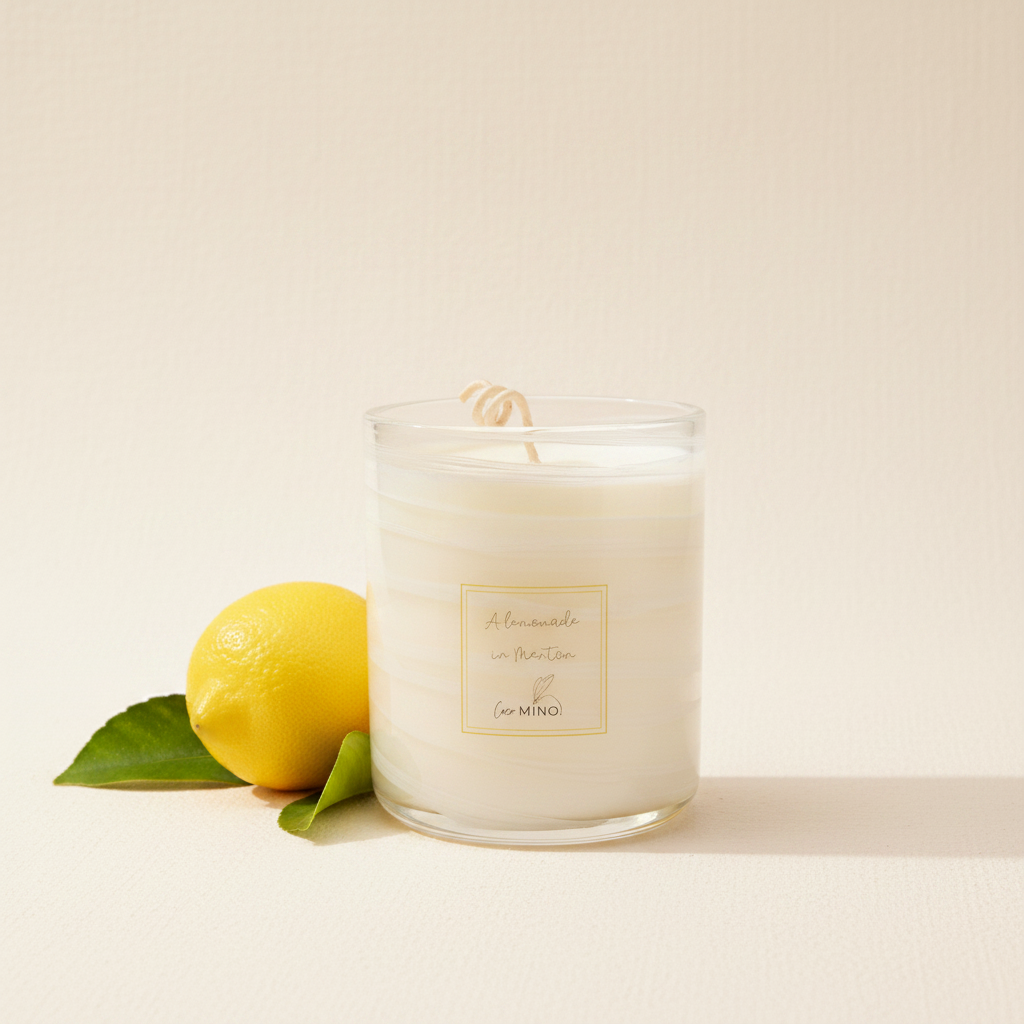 Minimalist candle shot