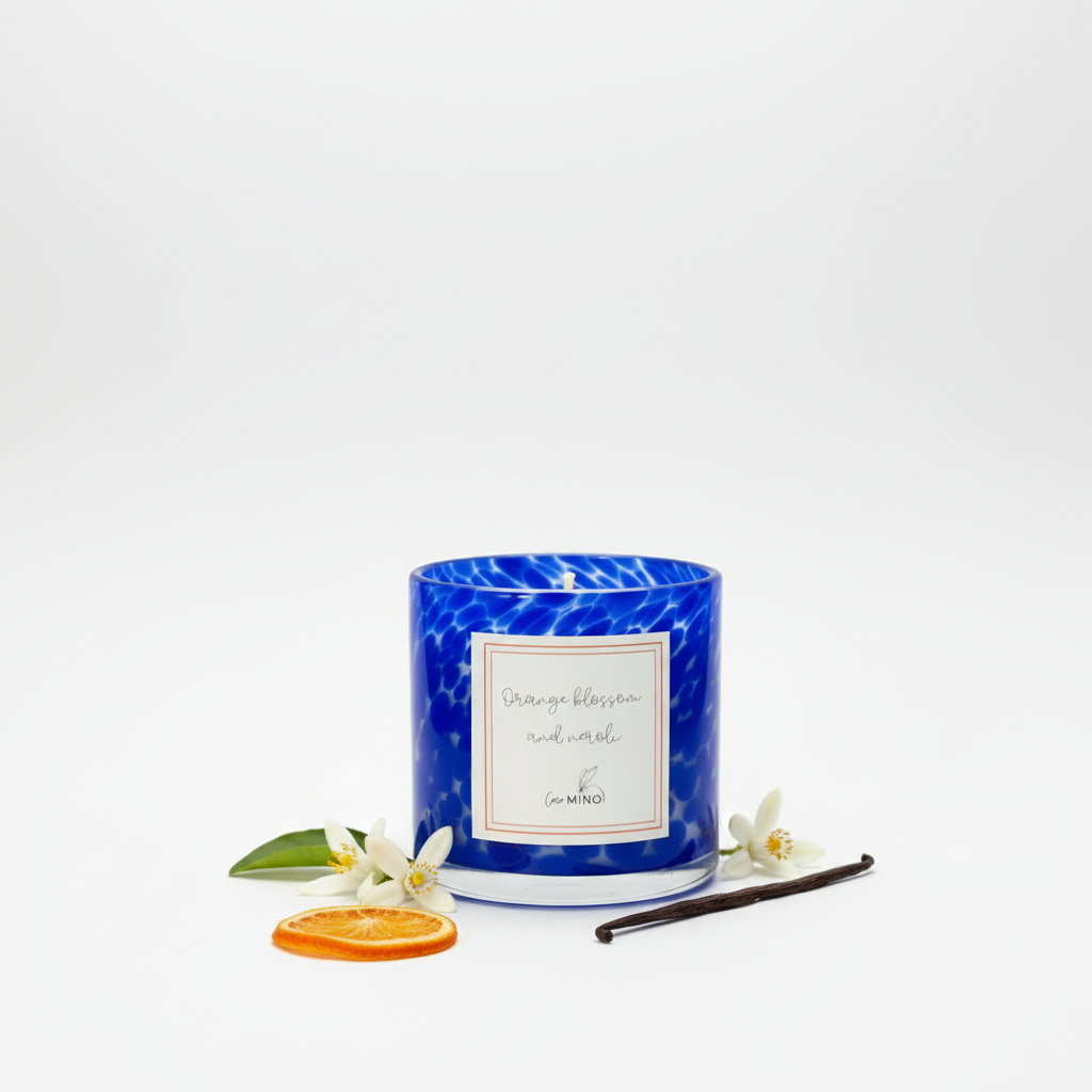 ORANGE BLOSSOM and NEROLI jar minimal with ingredients