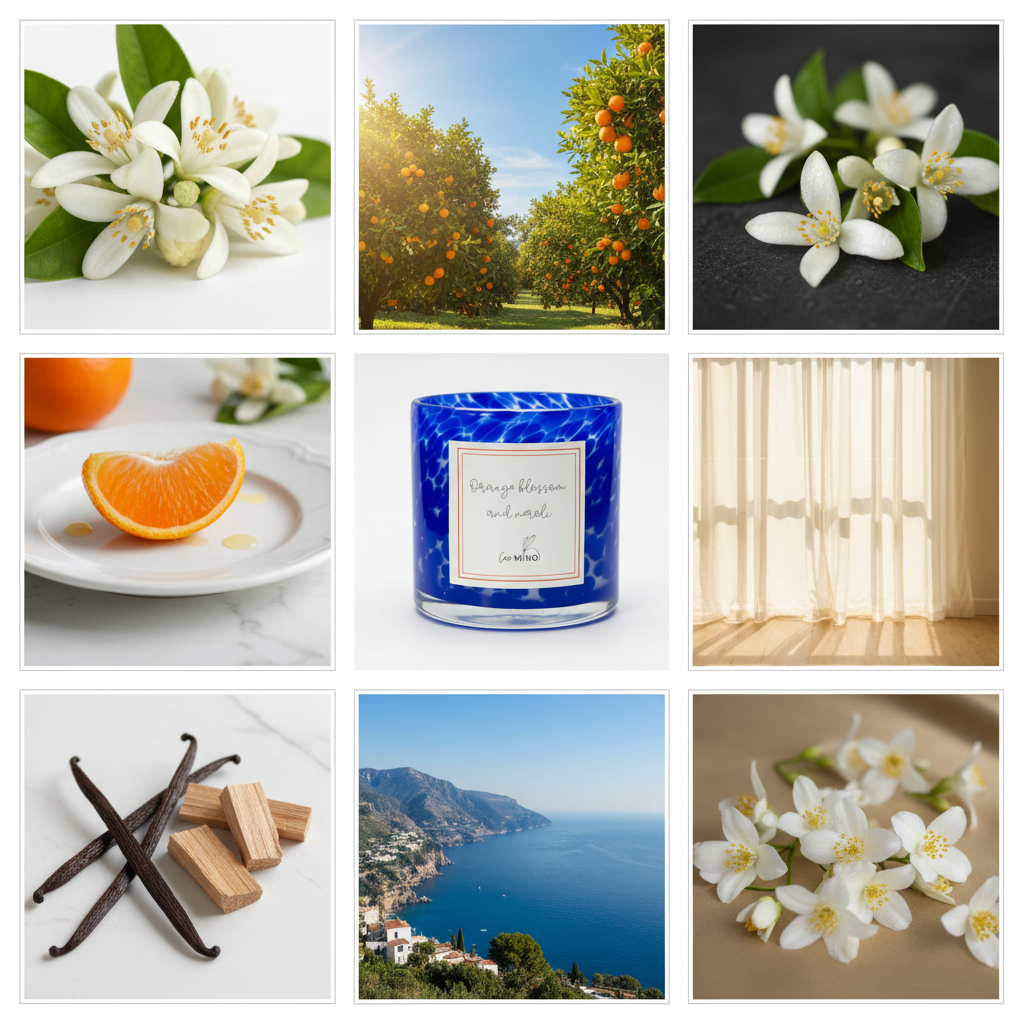 ORANGE BLOSSOM and NEROLI mood board