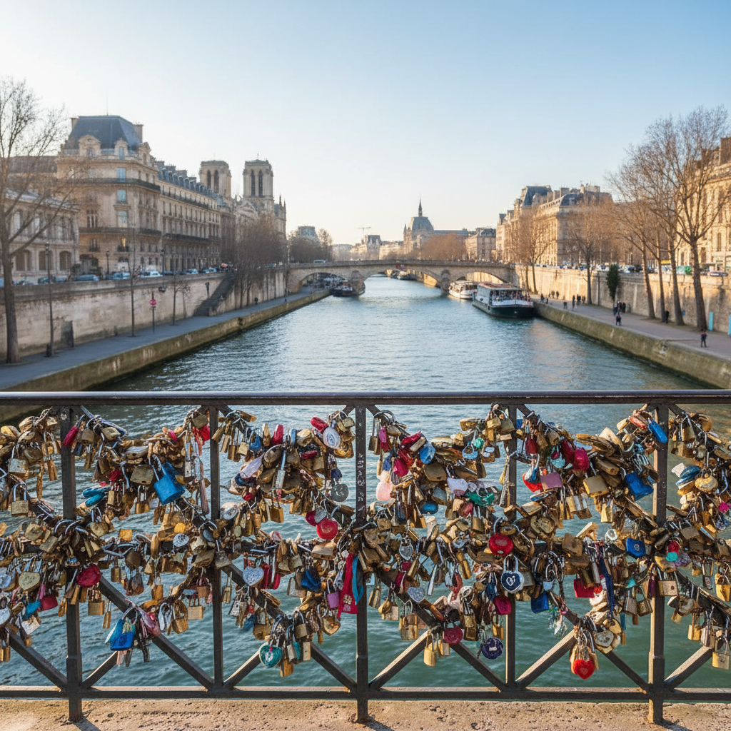 PARIS - Love Lock Bridge