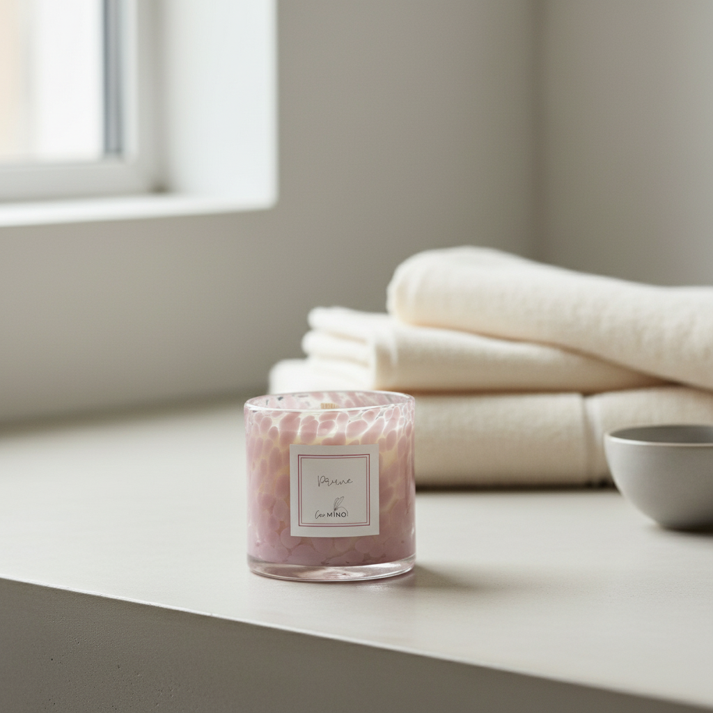Prune candle – minimalist neutral