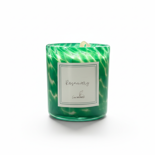 Rosemary Candle - White Background