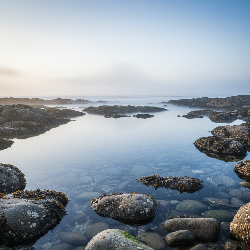 Tidal Pool Morning Square